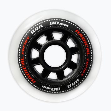 Roți pentru role  Tempish Radical 80 mm/84A 4 buc. white