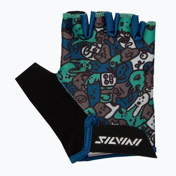 Mănuși de ciclism pentru copii SILVINI Locri blush/green