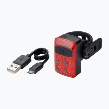 Lampă pentru bicicletă spate BBB Cycling Slide black