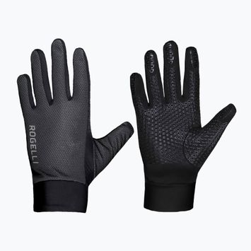 Mănuși de ciclism Rogelli Laval LW Windproof black