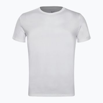 Tricou de antrenament pentru bărbați Nike Everyday Cotton Stretch Crew Neck SS 2Pk 100 alb
