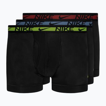 Boxeri pentru bărbați Nike Dri-FIT Ultra Stretch Micro Trunk 3 pary black/volt/blue/red