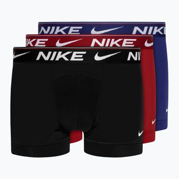 Boxeri pentru bărbați Nike Dri-FIT Ultra Comfort Trunk 3 pary gym red/deep royal/black