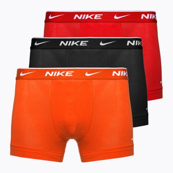 Boxeri pentru bărbați Nike Everyday Cotton Stretch Trunk 3 perechi team orange/uni red/black