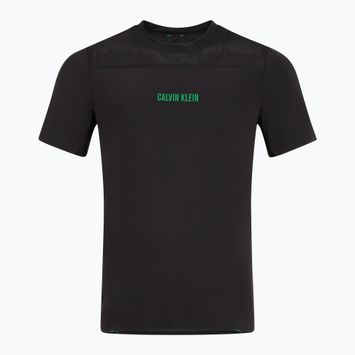 Tricou pentru bărbați  Calvin Klein LVGMS5K188 Baselayer black/blosson green logo