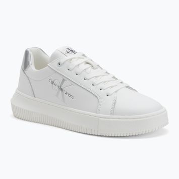 Încălțăminte pentru femei  Calvin Klein YW0YW01224 Cupsole Mono Lth Wn white/silver