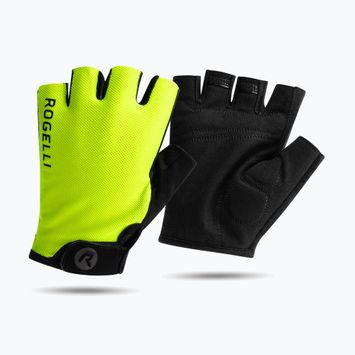 Mănuși de ciclism pentru copii Rogelli Core Jr fluor yellow