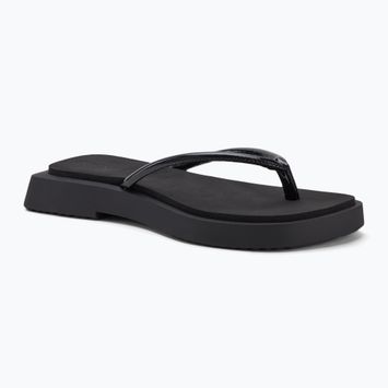 Încălțăminte pentru femei Calvin Klein YW0YW01716 Sq Low Wedge Sandal Stitch triple black