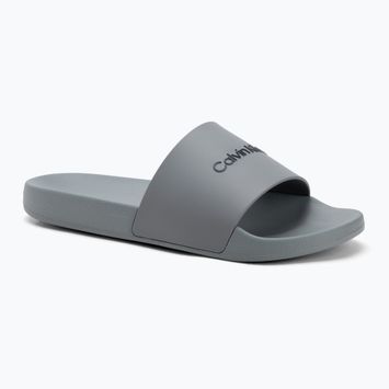 Papuci pentru bărbați  Calvin Klein HM0HM00455 Pool Slide Rubber granite road
