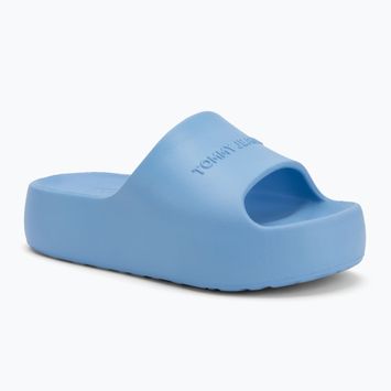 Papuci pentru femei Tommy Jeans Chunky Pool Slide Ess sugarplum blue