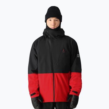Geacă de snowboard pentru bărbați 686 Hydra Thermagraph true red colorblock