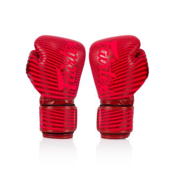Mănuși de box Fairtex Microfiber Art Collections Minimalism Art red