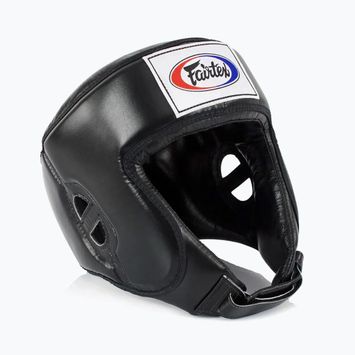 Cască de protecție Fairtex Muay Thai & Kickboxing Competition black