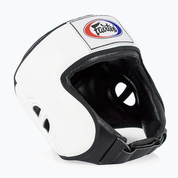 Cască de box Fairtex Muay Thai & Kickboxing Competition white