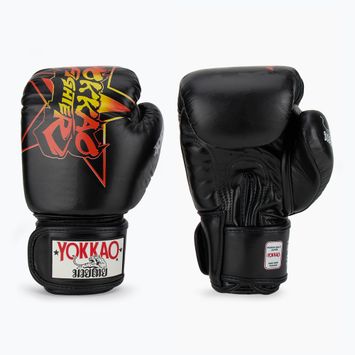 Mănuși de box pentru bărbați YOKKAO Fighter KO black