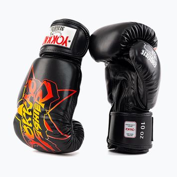 Mănuși de box pentru bărbați YOKKAO Fighter KO black