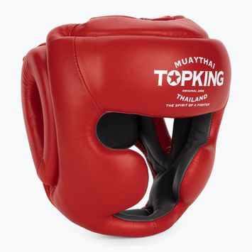 Cască de box Top King Full Coverage red