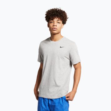 Tricou pentru bărbați Nike Dri-Fit dark grey heather/black