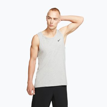 Tricou de antrenament bărbați Nike Dri-Fit TT dark grey heather/black