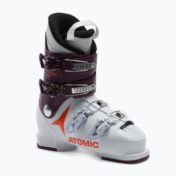 Ghete de schi pentru copii ATOMIC Hawx Girl 4 alb/violet AE5025620