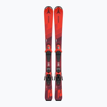 Schiuri de coborâre pentru copii Atomic Redster J2 JTS + legături C5 GW red