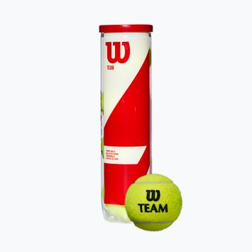 Wilson Team Practice mingi de tenis de antrenament 4 buc galben WRT111900