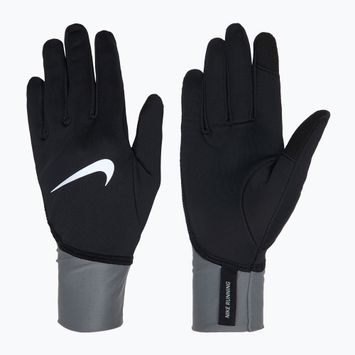 Mănuși de alergare pentru femei Nike Pacer Midweight RG black/smoke grey/silver