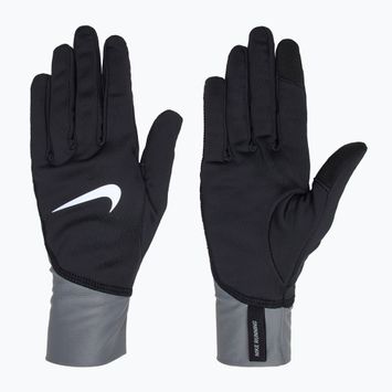 Mănuși de alergare pentru bărbați Nike Pacer Midweight RG black/smoke grey/silver