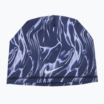 Căciulă Nike Dri-Fit Peak Uncuffed Beanie Printed blue void/silver