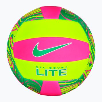 Minge de volei Nike All Court Lite Volleyball hyper pink/volt/green shock mărimea 5