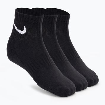 Șosete Nike Everyday Cushioned Ankle 3 perechi black/white