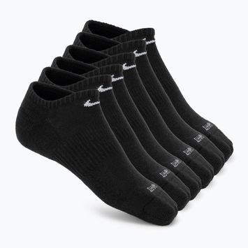 Șosete pentru bărbați Nike Everyday Plus Cushioned No Show 6 perechi black/white