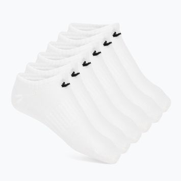 Șosete Nike Everyday Lightweight No Show 6 perechi white/black