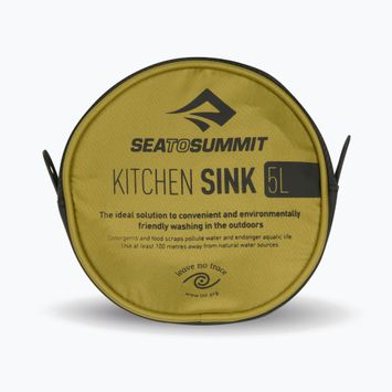 Chiuvetă turistică  Sea to Summit Kitchen Sink 5 l green