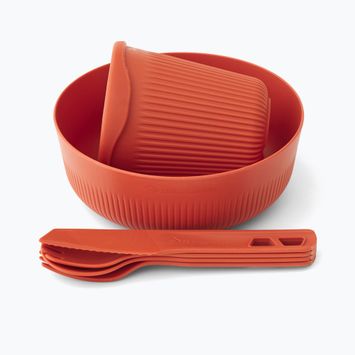 Set de vase de vase de drumeție Sea to Summit Passage Dinnerware spicy orange