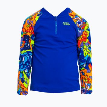 Copii Funky Trunks Zippy Rash Vest pentru copii, tricou de înot cu mizerie mixtă