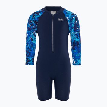 UPF 50+ pentru copii Funkita Go Jump Suit adevărat albastruy