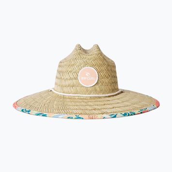 Pălărie Rip Curl Mixed Straw Sun pentru femei, portocaliu deschis