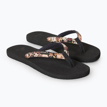 Papuci pentru femei Rip Curl Freedom Bloom Open Toe black/brown