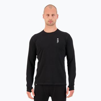 Longsleeve termoactiv pentru bărbați Mons Royale Cascade Merino Base Layer black