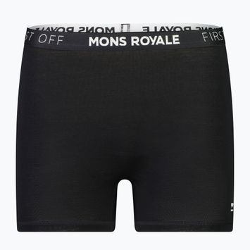 Boxeri termoativi pentru femei Mons Royale Hannah Merino Hot black