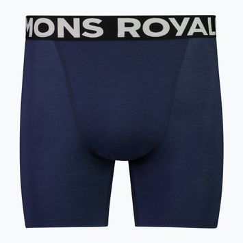 Boxeri termoativi pentru bărbați  Mons Royale Hold 'em Merino midnight