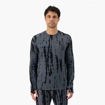 Longsleeve termoactiv pentru bărbați Mons Royale Cascade Merino Base Layer grey tie dye