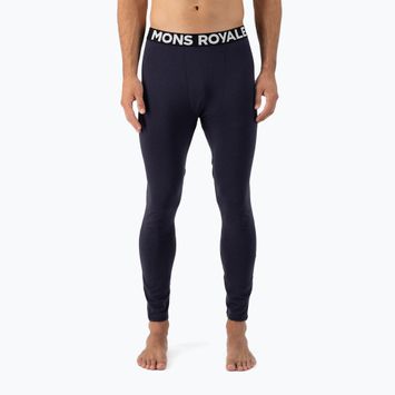 Pantaloni termoactivi pentru bărbați Mons Royale Olympus Merino Base Layer black