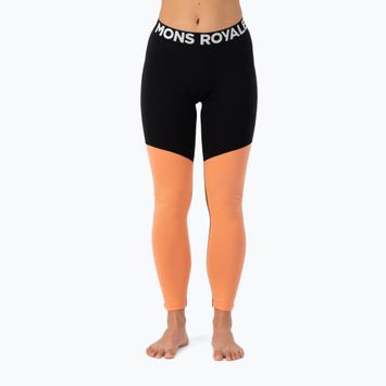 Pantaloni termoactivi pentru femei Mons Royale Cascade Merino Base Layer punch