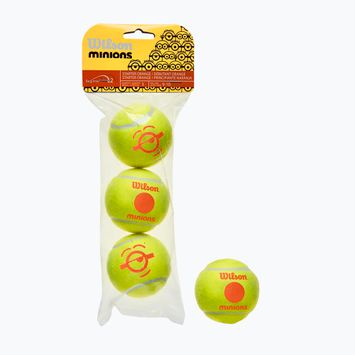 Mingi de tenis pentru copii Wilson 3 buc. Minioni Etapa 2 verde WR8202601