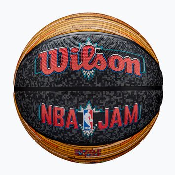 Minge de baschet Wilson NBA Jam Outdoor black/gold mărime 7