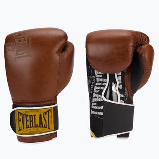 Mănuși de box EVERLAST 1910 Classic, maro, EV1910 BROWN-12 oz.