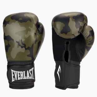Mănuși de box EVERLAST Spark, verde, EV2150 CAMO-12 oz