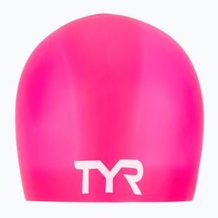 Cască de înot TYR Wrinkle Free Silicone pink